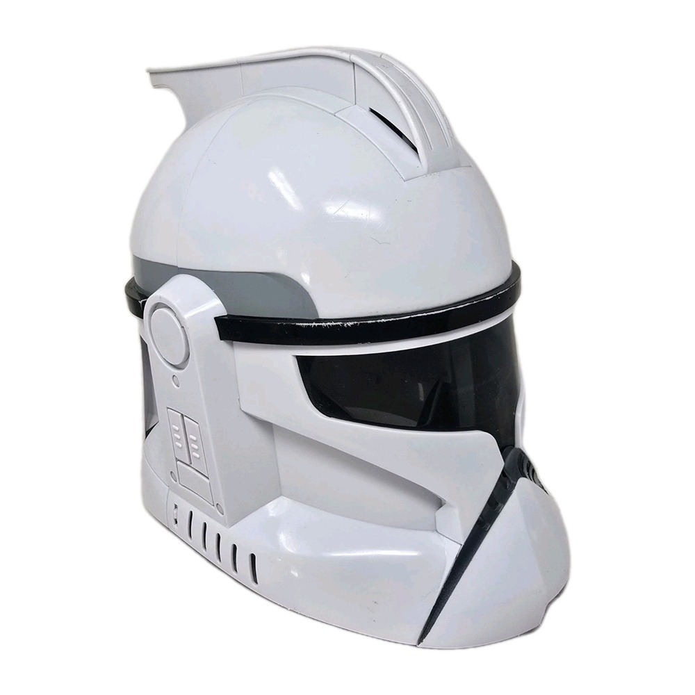 Star Wars Storm Trooper Helmet C042A Hasbro 2008 Talking Voice Changer Works H1a